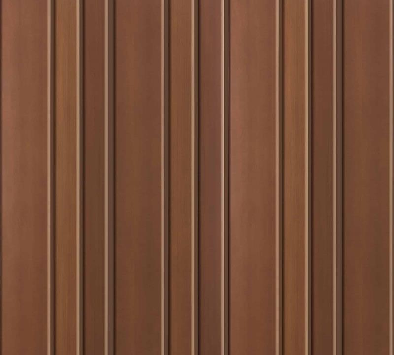 MAC - STEEL WALL SIDING NORWOOD 26j - CEDAR - 64.5 SQ.FT - Agrémat